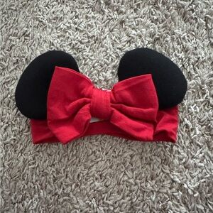 Little Sleepies x Disney Bow Headband with Black Ears